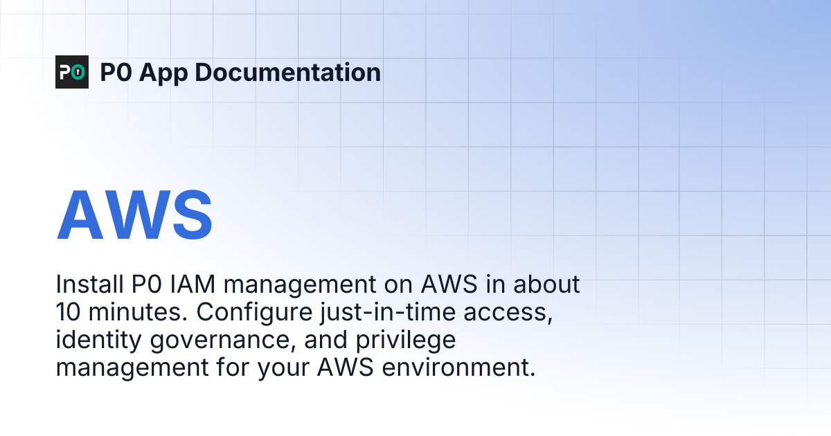 AWS | P0 App Documentation